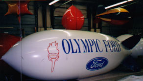 Giant balloons and helium advertising blimps made in the USA.